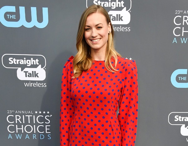 Yvonne Strahovski from 2018 Critics' Choice Awards Red Carpet Fashion